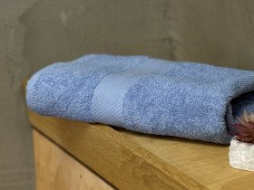 Салфетка махровая 30x50 Узтекс Голубая
