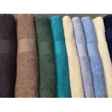 Салфетка махровая 35x35 Узтекс Темно зеленая