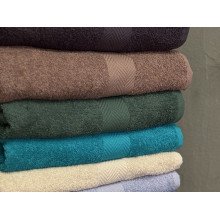 Салфетка махровая 35x35 Узтекс Темно зеленая