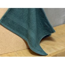 Салфетка махровая 35x35 Узтекс Темно зеленая