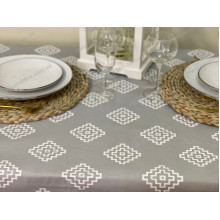 Скатерть 170x220 Ecotton DUCK Серая 1003-10