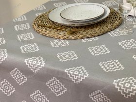 Скатерть 170x220 Ecotton DUCK Серая 1003-10