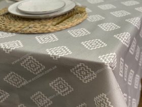 Скатерть 170x220 Ecotton DUCK Серая 1003-10