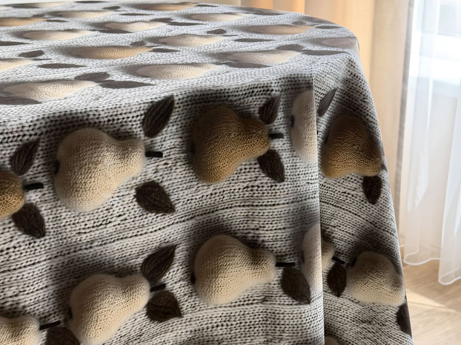Скатерть 170x200 Ecotton DUCK 3D с грушами 3848-1