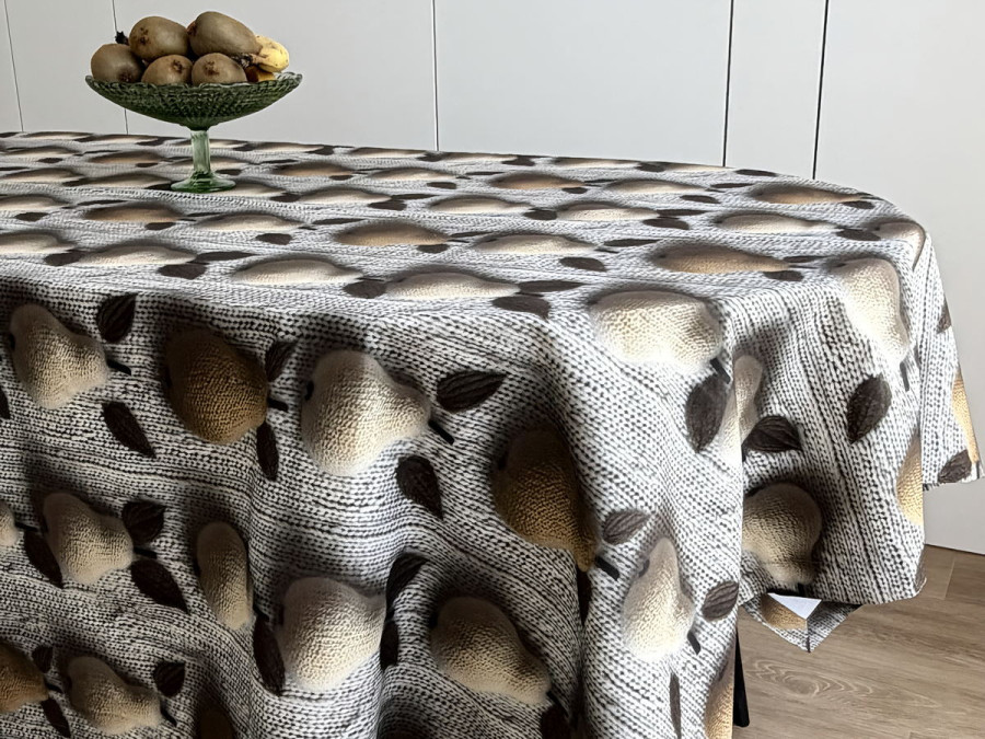 Скатерть 170x200 Ecotton DUCK 3D с грушами 3848-1