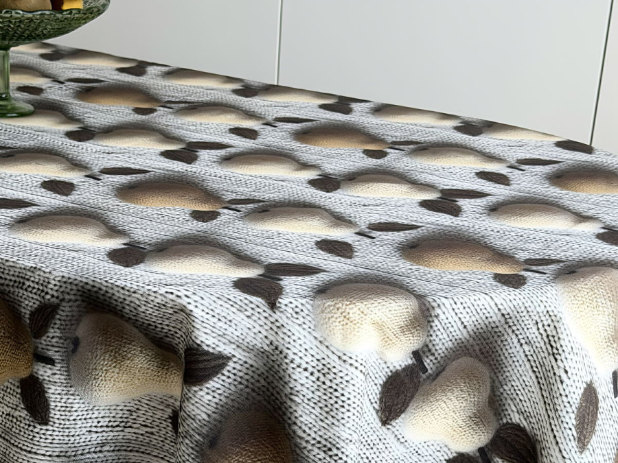 Скатерть 170x200 Ecotton DUCK 3D с грушами 3848-1
