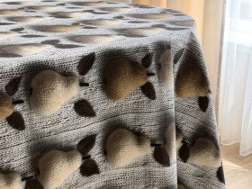 Tablecloth 170x150 Ecotton DUCK 3D with pears 3848-1