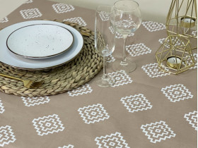 Скатерть 170x150 Ecotton DUCK Бежевая 1003-11