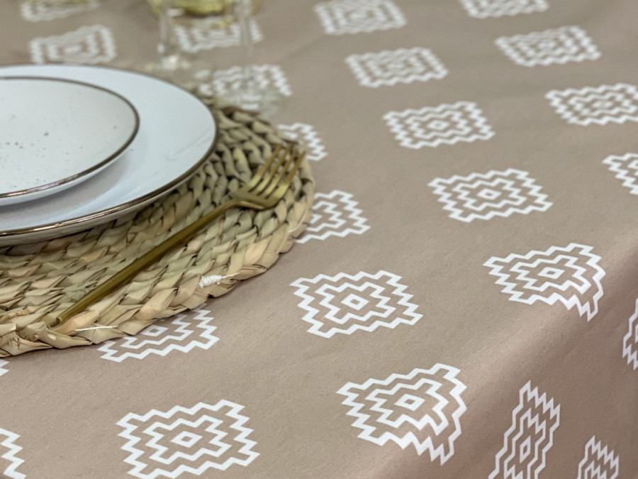 Tablecloth 170x150 Ecotton DUCK Beige 1003-11