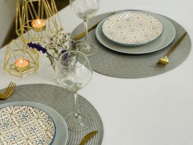 Tablecloth 170x220 Ecotton DUCK White