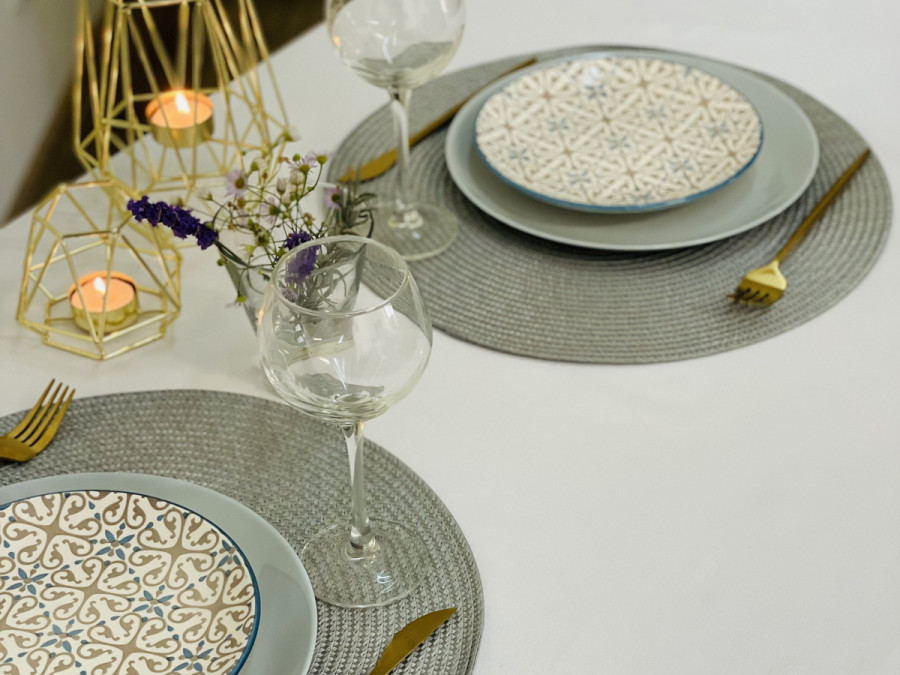 Tablecloth 170x220 Ecotton DUCK White