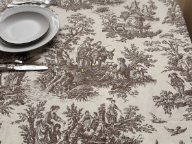 Скатерть 170x150 Ecotton DUCK Бежевая 30497