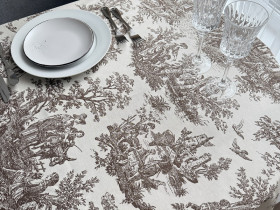 Скатерть 170x220 Ecotton DUCK Бежевая 30497