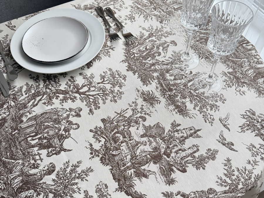 Скатерть 170x220 Ecotton DUCK Бежевая 30497