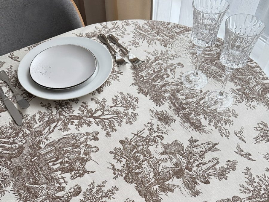Скатерть 170x150 Ecotton DUCK Бежевая 30497
