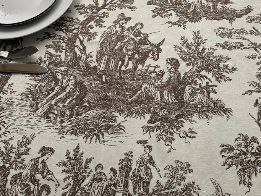 Скатерть 170x220 Ecotton DUCK Бежевая 30497