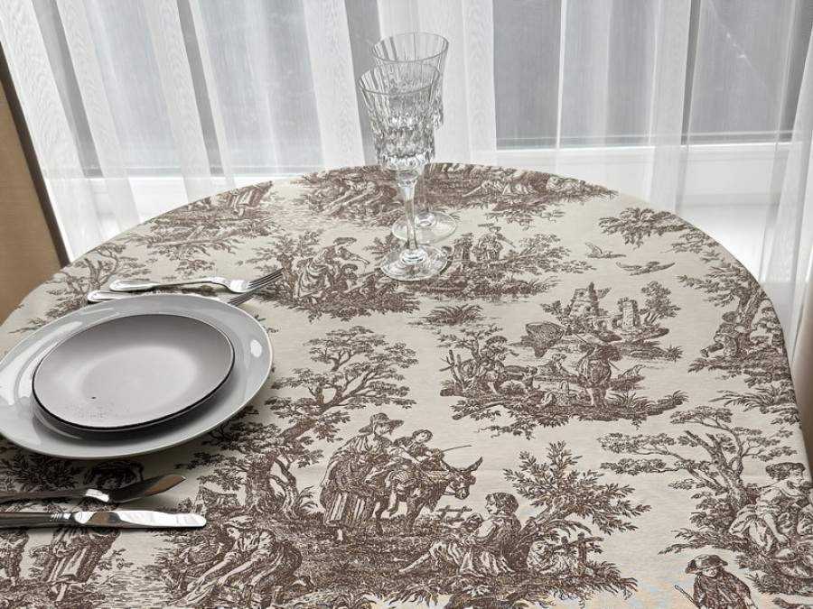 Скатерть 170x150 Ecotton DUCK Бежевая 30497