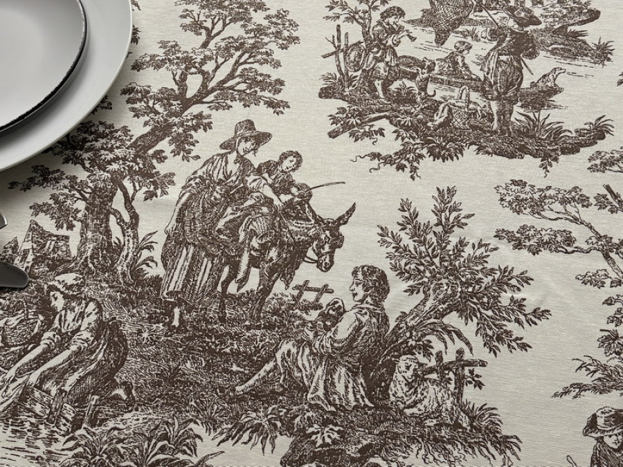 Скатерть 170x200 Ecotton DUCK Бежевая 30497