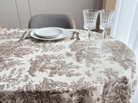 Скатерть 170x150 Ecotton DUCK Бежевая 30497