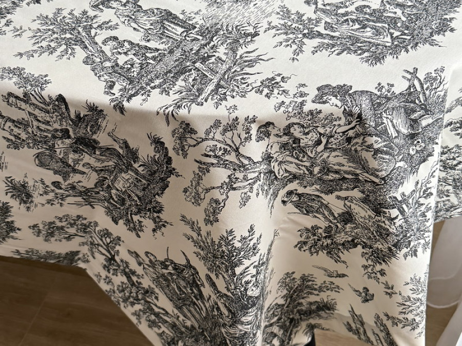 Скатерть 170x150 Ecotton DUCK Серая 30497
