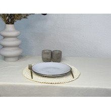 Скатерть 170x220 Ecotton DUCK Milk 02