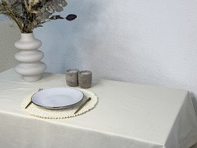 Скатерть 170x150 Ecotton DUCK Milk 02