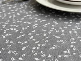 Скатерть 170x200 Ecotton DUCK Серая V 11