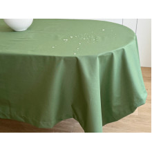 Скатерть 170x220 Ecotton DUCK Зеленая 4057