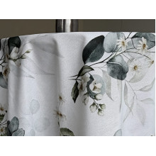 Скатерть 170x150 Ecotton DUCK белый с эвкалиптом 2102/1