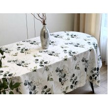 Скатерть 170x150 Ecotton DUCK белый с эвкалиптом 2102/1
