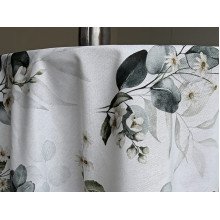 Скатерть 170x150 Ecotton DUCK белый с эвкалиптом 2102/1