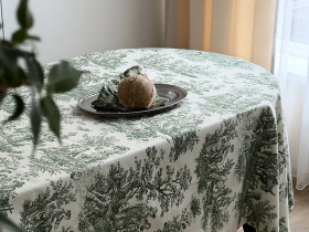 Скатерть 170x150 Ecotton DUCK Italiano 30497-Green