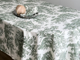 Скатерть 170x150 Ecotton DUCK Italiano 30497-Green