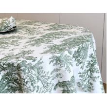 Tablecloth 170x150 Ecotton DUCK Italiano 30497-Green