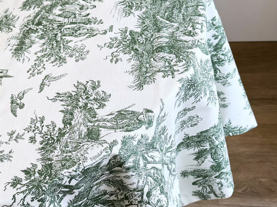 Скатерть 170x150 Ecotton DUCK Italiano 30497-Green