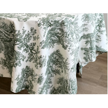 Tablecloth 170x150 Ecotton DUCK Italiano 30497-Green