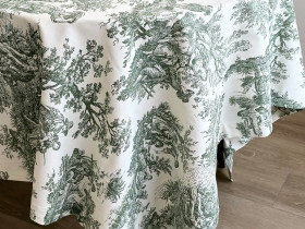 Скатерть 170x150 Ecotton DUCK Italiano 30497-Green