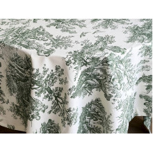 Tablecloth 170x150 Ecotton DUCK Italiano 30497-Green
