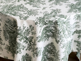 Скатерть 170x150 Ecotton DUCK Italiano 30497-Green