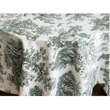 Tablecloth 170x150 Ecotton DUCK Italiano 30497-Green